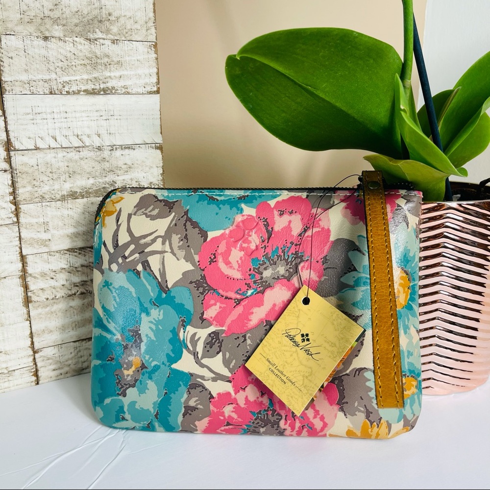Patricia Nash Leather Wristlet